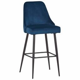 Amazon Brand – Rivet Modern High-Back Barstool, Set of 2, 43.5