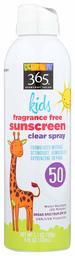 365 Everyday Value, Clear Spray Sunscreen, Kids, SPF 50, 6 fl oz