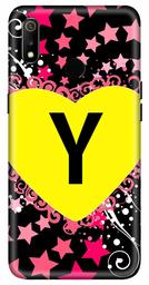 Amazon Brand - Solimo Designer Heart Pattern Alphabet-Y 3D Printed Hard Back Case Mobile Cover for Realme 3 / Realme 3i