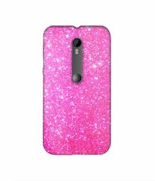 Amazon Brand - Solimo Designer Pink Sparkle 3D Printed Hard Back Case Mobile Cover for Motorola Moto G 3rd Generation