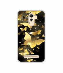 Amazon Brand - Solimo Designer Golden Butterfly Pattern UV Printed Soft Back Case Mobile Cover for Coolpad Mega 5A