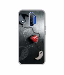 Amazon Brand - Solimo Designer Chinnese Yin and Yang UV Printed Soft Back Case Mobile Cover for Oppo Reno Ace/Realme X2 Pro