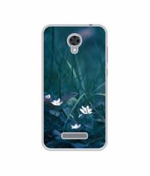 Amazon Brand - Solimo Designer White Flower UV Printed Soft Back Case Mobile Cover for Panasonic Eluga i2 Active