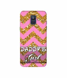 Amazon Brand - Solimo Designer Daddy's Girl 3D Printed Hard Back Case Mobile Cover for Samsung Galaxy A6