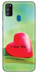 Amazon Brand - Solimo Designer Heart Design 3D Printed Hard Back Case Mobile Cover for Samsung Galaxy M21 / M30s