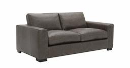 Amazon Brand – Stone & Beam Westview Extra-Deep Down-Filled Leather Loveseat Sofa Couch, 75.6