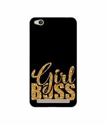 Amazon Brand - Solimo Designer Sparkle Girl Boss UV Printed Soft Back Case Mobile Cover for Mi Redmi 5A