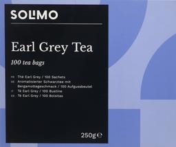 Amazon Brand - Solimo Earl Grey Tea - 100 TeaBags - Pack of 6