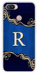 Amazon Brand - Solimo Designer Multicolor Blue Pattern Alphabet-R Printed Soft Back Case Mobile Cover for Real Me 2 / Oppo A5