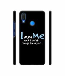 Amazon Brand - Solimo Designer Quotes 3D Printed Hard Back Case Mobile Cover for Huawei Nova 3i