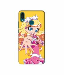 Amazon Brand - Solimo Designer Singing Girl Vector 3D Printed Hard Back Case Mobile Cover for Huawei Y9 (2019)