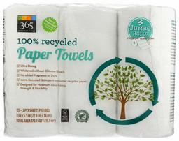 365 Everyday Value, Paper Towels, Jumbo Roll, 3 ct