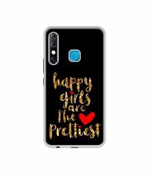 Amazon Brand - Solimo Designer Happy Girls are The Prettiest UV Printed Soft Back Case Mobile Cover for Infinix Hot 8