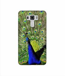 Amazon Brand - Solimo Designer Peacock 3D Printed Hard Back Case Mobile Cover for Asus Zenfone 3 Laser ZC551KL