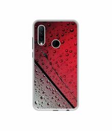 Amazon Brand - Solimo Designer Water Drop On Glass UV Printed Soft Back Case Mobile Cover for Lenovo K10 Note