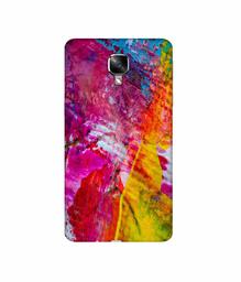 Amazon Brand - Solimo Designer Multicolour Texture 3D Printed Hard Back Case Mobile Cover for OnePlus 3 / OnePlus 3T