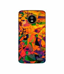 Amazon Brand - Solimo Designer Multicolor Texture 3D Printed Hard Back Case Mobile Cover for Motorola Moto E4