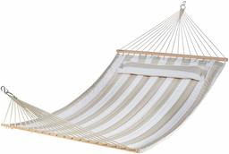 AmazonBasics Pillow Top Hammock, Grey and White