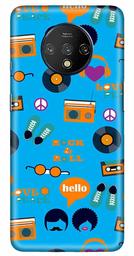 Amazon Brand - Solimo Designer Abstract 3D Printed Hard Back Case Mobile Cover for OnePlus 7T