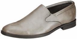 Amazon Brand - Symbol Men's Grey Synthetic Moccasins-6 UK/India (40 EU) (AZ-KY-93B)