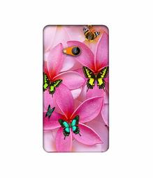 Amazon Brand - Solimo Designer B-Butterflies 3D Printed Hard Back Case Mobile Cover for Microsoft Lumia 535