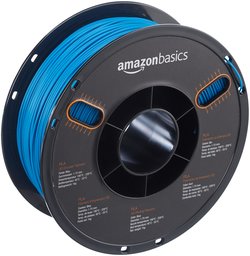 AmazonBasics PLA 3D Printer Filament, 1.75mm, Blue, 1 kg Spool