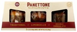 Whole Foods Market, Limited Edition Panettone, Trio (3 - 3.5oz Units), 10.5 Ounce