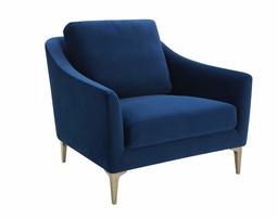 Amazon Brand – Rivet Alonzo Contemporary Velvet Livingroom Accent Chair, 39