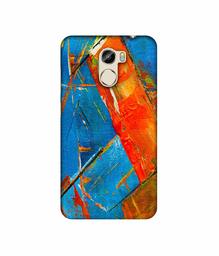 Amazon Brand - Solimo Designer Sky Blue and Orange Canvas 3D Printed Hard Back Case Mobile Cover for Gionee X1