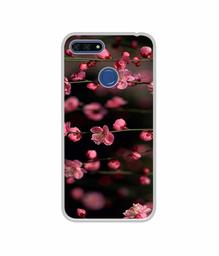 Amazon Brand - Solimo Designer Pink Flowers UV Printed Soft Back Case Mobile Cover for Huawei Honor 7A