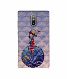 Amazon Brand - Solimo Designer Lady Vector Patternn 3D Printed Hard Back Case Mobile Cover for Lenovo Phab2 Plus