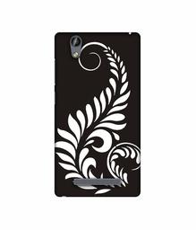 Amazon Brand - Solimo Designer Simple White Rangoli 3D Printed Hard Back Case Mobile Cover for Gionee F103