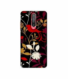 Amazon Brand - Solimo Designer Flower Bunch Pain On Cloth 3D Printed Hard Back Case Mobile Cover for Poco X2 / Mi Redmi K30