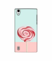 Amazon Brand - Solimo Designer Round Candy 3D Printed Hard Back Case Mobile Cover for VIVO Y15