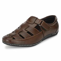 Centrino Men's Brown Fisherman Sandals-11 UK (45 EU) (12 US) (6101-02)