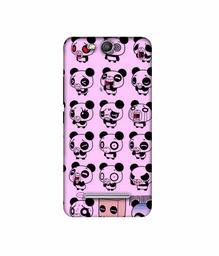 Amazon Brand - Solimo Designer Panda Experation 3D Printed Hard Back Case Mobile Cover for Micromax Canvas Juice 3 Q392