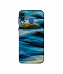 Amazon Brand - Solimo Designer Sea Wave 3D Printed Hard Back Case Mobile Cover for Samsung Galaxy M21