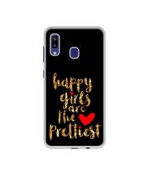 Amazon Brand - Solimo Designer Happy Girls are The Prettiest UV Printed Soft Back Case Mobile Cover for Samsung Galaxy M10s