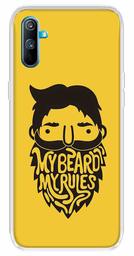 Amazon Brand - Solimo Designer Multicolor My Beard My Rules Printed Soft Back Case Mobile Cover for Realme C3