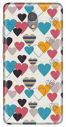 Amazon Brand - Solimo Designer Lovely Heart Pattern Design 3D Printed Hard Back Case Mobile Cover for Lenovo P2