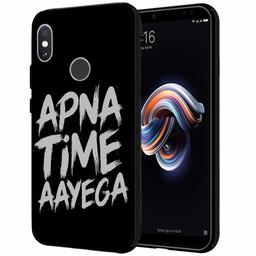 Amazon Brand - Solimo Designer Apna Time Aayega Printed Hard Back Case Mobile Cover for Redmi Note 5 Pro