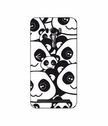 Amazon Brand - Solimo Designer Panda Texture 3D Printed Hard Back Case Mobile Cover for Asus Zenfone Selfie ZD551KL